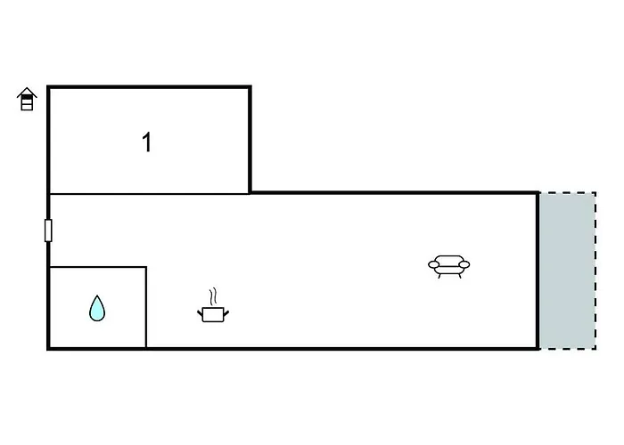 1 Bedroom Awesome In شقة *